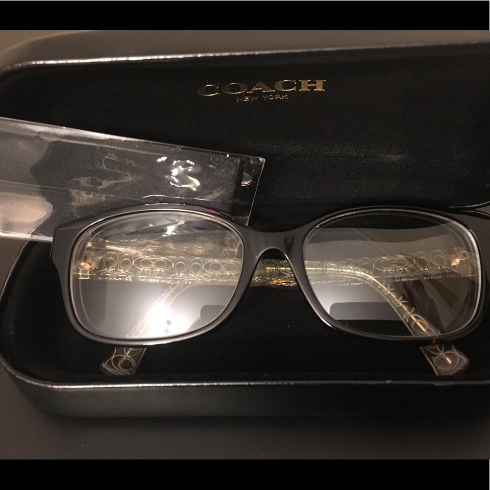 Stylish COACH prescription glasses; like new! EUC!